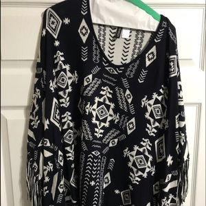 Blue pullover sweater